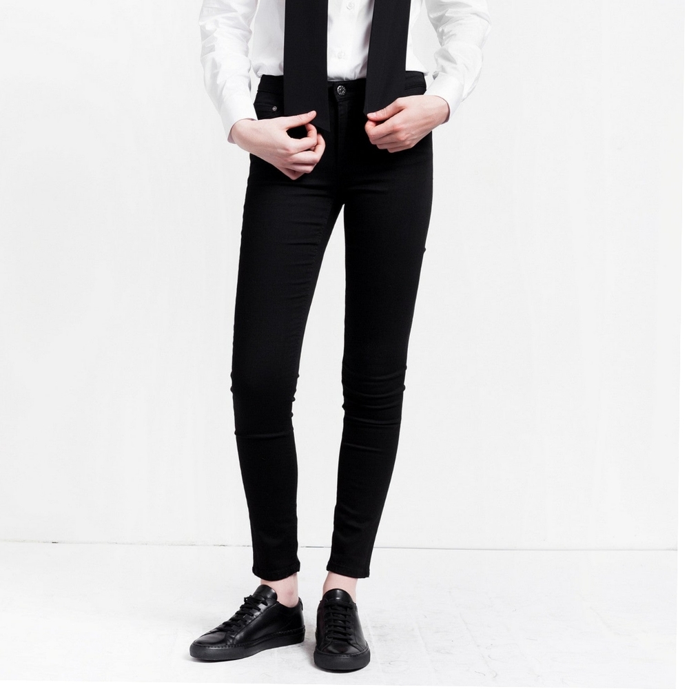 Acne Studios Skin 5 Black Skinny Jeans